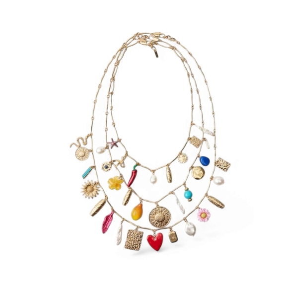 ZARA 3 Pack of Charm Necklaces - Picture 4 of 16